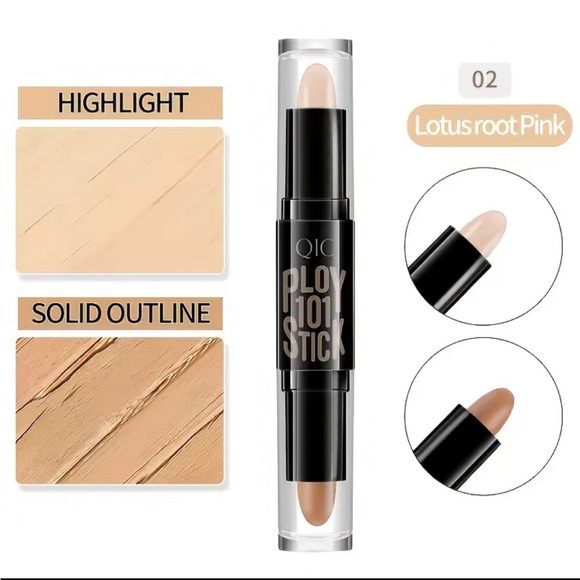 2 In 1 Concealer Sticks 3D High Gloss Concealer Pen Long Lasting Waterproof - Picture 6 of 7